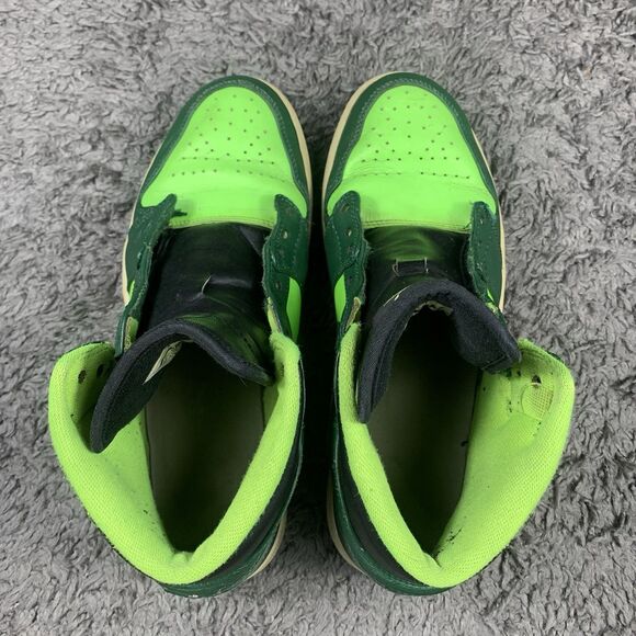 2013 Nike Air Jordan 1 Phat Gorge Green Hulk OG Retro 554724-330 Sz 9.5 main image 2